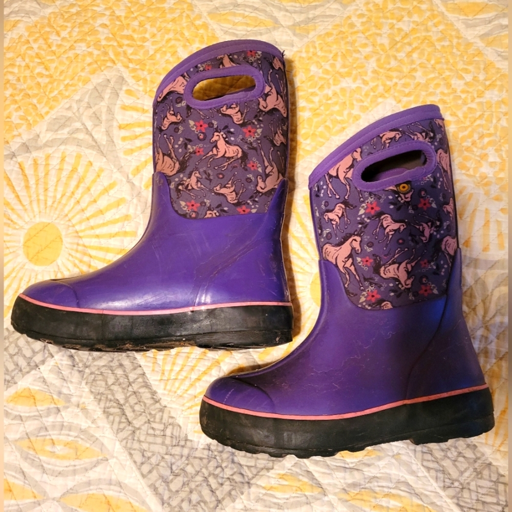 Girls Winter Bogs Boots Big Kid Size 2
